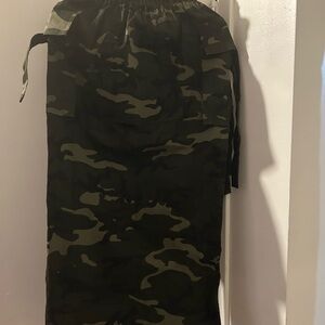 Chic Camouflage Maxi Skirt